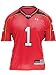 Maryland Terrapins -No. 1- Women's Red Under Armour Replica Jersey