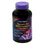 Natrol Vegetarian Hyaluronic Acid MSM and Glucosamine, 90 Capsules (Pack of 2)