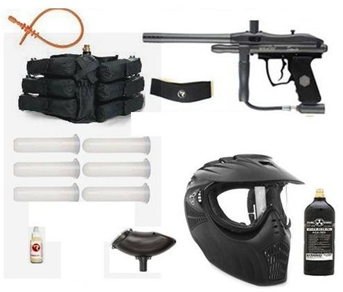 Paintball Kingman Spyder Sonix TITANIUM Gun Mega Set