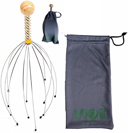 GoLife Prime Head Scalp Massager Scratcher 2Pack with cloth bag and boxes