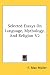 Book Selected Essays On Language, Mythology, And Religion V2