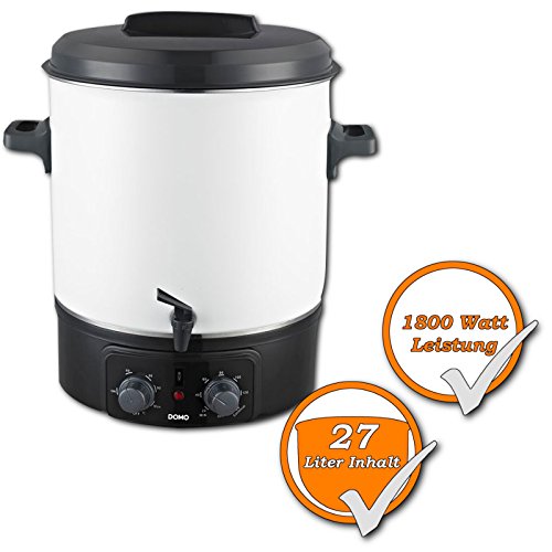 Best Offer Electric cooking pot, 27Liter Kettle Einweckkochtopf with