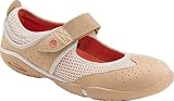 Rockport Women's Famke Wing Tip Flat,Dark Beige/Cream/Dark Orange,8 M US