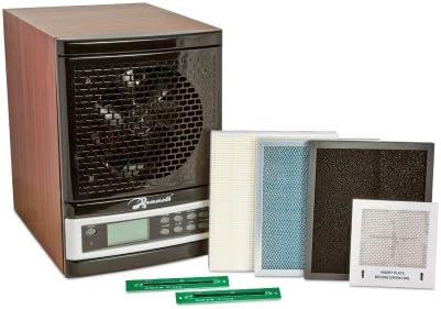 Mammoth 1000 Pure Home Series 7 Stage HEPA Ionic Carbon TiO2 Ozone Air Purifier (Cherry Wood)