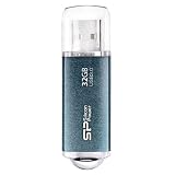 シリコンパワー USB3.0フラッシュメモリ 32GB Marvel M01 アイシーブルー SP032GBUF3M01V1B