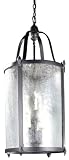 World Imports 1660-42 Medici 6 + 3 Light Hanging Lantern, Rust
