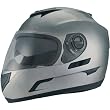 Daytona Cross Over D.O.T. Approved Full Face On-Road Motorcycle Helmet - Gun Metal Grey / 2X-Large