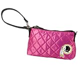 NFL Washington Redskins Pink Quilted Wristlet