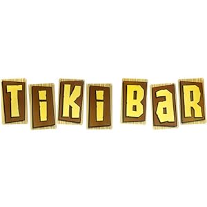 Tiki Bar Word Metal Signs Tiki Bar Word Metal Signs