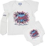 Anaheim Angels 3 Piece Infant Cotton Diaper, Shirt and Sock Set