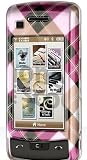 NEW Burbbery Style Checkbox Checkered Diagnol Pink Brown Snap-On Cover Case Cell Phone Protector for LG VX11000 Voyager 2 Env Touch
