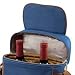 Kitchen & Housewares : Picnic Time Duet 2-Bottle Wine & Cheese Tote w/ Accessories (Sky/Vista Blue)