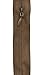 Sullivans Invisible Make-A-Zipper Kit, 4-1/2-Yard, Brown