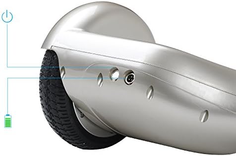 Dual Wheel Electric Scooter "Galactic Wheels 400" - 4000mAh Lithium Battery, 2x200W Motors, 10kmph, 25 to 30km Range (Silver)