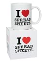 Paladone I Love Spreadsheets Mug