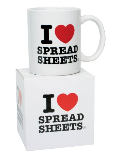 Paladone I Love Spreadsheets Mug
