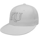 Zephyr Kansas Jayhawks White Absolute 32/5 Fitted Hat (7 1/2)