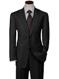 Grey Beaded Pinstripe Suit