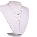 NEROY Women Simple Retro Style Sequins Pendant Metal Multilayer Alloy Necklace
