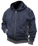 Blackrock Zipped Hoodie Sweatshirt Sylish Two Tone Colour