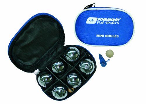 schildkr&ouml;t 970012 Mini Boule / Boccia / Pentanque Set, silber / blau Preisvergleich