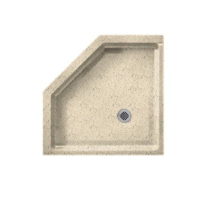 Neo Angle Shower Base Finish: Tahiti Desert, Size: 38W x 38D