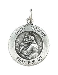 14K Yellow Gold 25.00 mm St.Anthony Medal