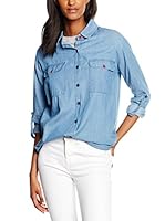Cross Jeans Camisa Vaquera (Azul)