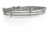 18K White Gold Multi-Strand, Hand-Woven Mesh Bracelet, Designed With Five Bar-Shaped Stations, Enhanced With Pave Set Diamonds. ( GH-Color, SI-Clarity; c.t.tw.0.40 CT ).