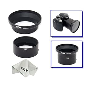2 Pcs. Lens Tube Adapter for FUJIFILM FinePix S1600 S1700 S1730 S1770 S1800 S1850 S1880... by Goja
