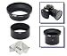 2 Pcs. Lens Tube Adapter for FUJIFILM FinePix S1600 S1700 S1730 S1770 S1800 S1850 S1880 S2500HD S2550HD S2600HD S2700HD Camera + 1 Premium Microfiber Lens Cleaning Cloth