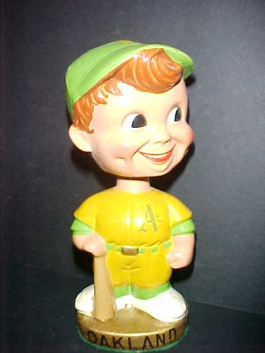 Oakland Athletics 1960's Gold Base Nodder
