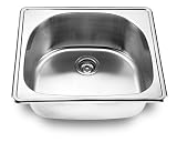 Drop-In/Overmount Stainless Steel Kitchen/Laundry/Bar Sink