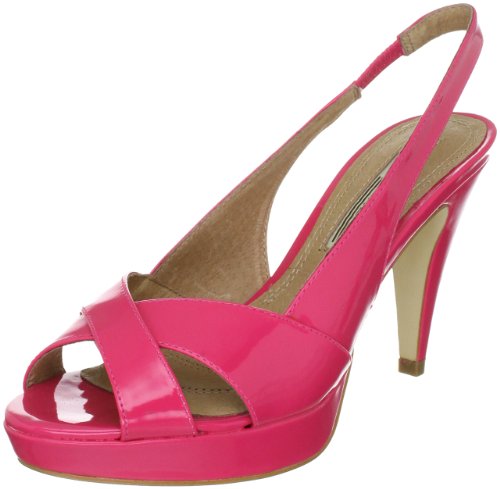 Buffalo London 311-4511 PATENT PU 128517, Damen Sandalen/Fashion-Sandalen, Rosa (PINK 01), EU 39