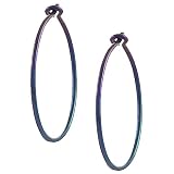Niobium Hoop Earrings (Hand-crafted)