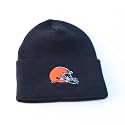 Reebok Cleveland Browns Cuffed Knit Hat in Black