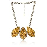 Sparkling Sage Crushed Stone Yellow Jasper Petal Bi