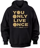 YOLO YOU ONLY LIVE ONCE ~ DRAKE YMCMB ~ LIL WAYNE HOODIE ~ MENS WOMENS
