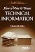 How To Write & Present Technical Information