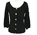 AK Anne Klein Cashmere Cardigan Black M