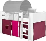 Steens 290624173 Gardinen-Set SFK f&uuml;r Halbhochschl&auml;fer, pink