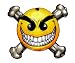 Evil Smiley Air Freshener