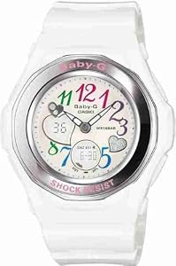 Casio Baby G White Dial Analog-Digital Ladies Watch BGA101-7B