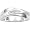 FOSSIL Damen Silber Ring 925 Sterling Silber JF12766040