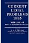 Current Legal Problems 1995: Volume 48, Part 2: Collected Papers