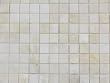 1 x 1 White Onyx Polished Mosaic Tiles Meshed on 12" X 12" Sheet for Backsplash, Shower Walls, Bathroom Floors