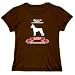 OBEY THE Giant Schnauzer ... WOOF ! Dogs Womens T-Shirt (Brown, Sizes X-Small - XXX-Large)