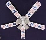 Ceiling Fan Designers 52FAN-MLB-NYY MLB York Yankees Baseball Ceiling Fan 52 In.