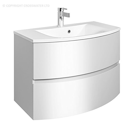 Best Price For Bauhaus Svelte 800mm Wall Mounted Bathroom Vanity Unit