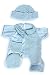 20036-Baby Boy Outfit / Blue Clothes for 14
